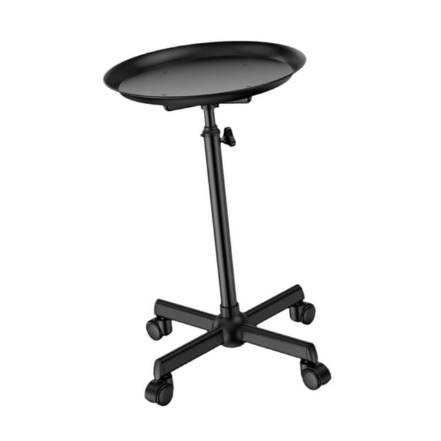 lionlar Salon Rolling Tray Cart Utility Cart Adjustable Service Storage Tray Trolley