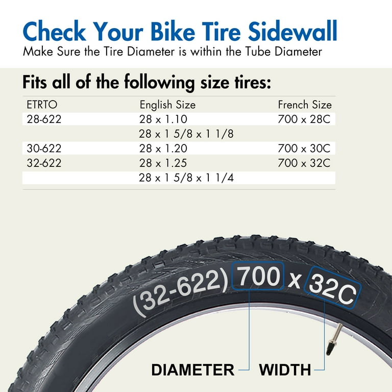 Bike tube for 28 inch tire hotsell
