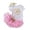 t#596White42018, variant on CAIVO Kids Girls Birthday Party Outfit Sets O-Neck Short Sleeve Romper Dress With Hair Cute Toddler Celebration Leisure Clothing Sets