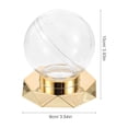 thumbnail image 2 of Worgeous Baseball Holder Display Case Baseball Display Case with Golden Base Transparent Cover for Sports Memorabilia, 2 of 8