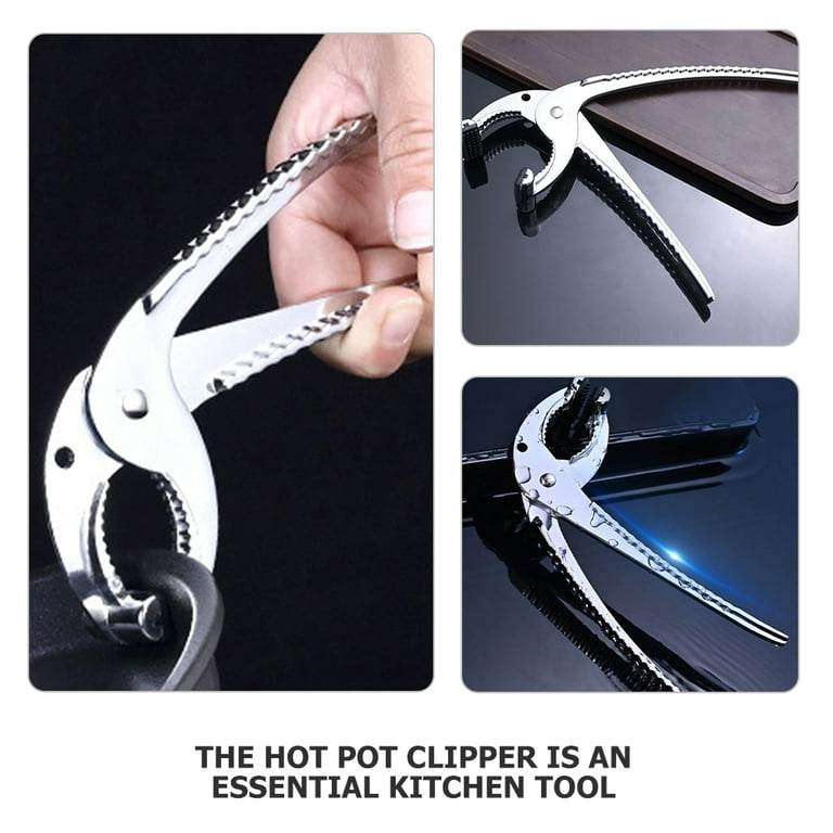 Zehuanyu Hot Pot Gripper Zinc Alloy Oven Clip Hot Pot Plate Pliers