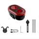 thumbnail image 1 of Luz Trasera para Bicicleta IPX6, Resistente Al Agua, con Carga Tipo C, 600 MAh, Accesorios para Ciclismo de Carretera., 1 of 6