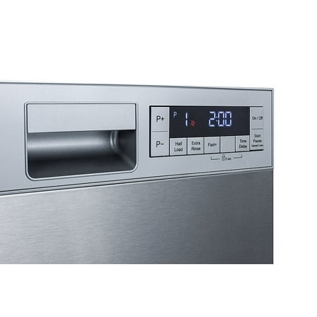 SUMMIT 18" Wide Built-In Dishwasher