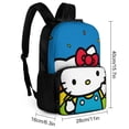 thumbnail image 6 of Hello Kitty Backpack Bookbag Casual Daypack Travel Backpacks for Work Hiking Camping, 6 of 7