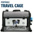 thumbnail image 3 of KNUTI - Bird Carrier Travel Cage Portable Bird Traveling Bag Breathable Lightweight with Stainless Steel Tray and Standing Perch Airlines Airplane Plane Approved, 3 of 7
