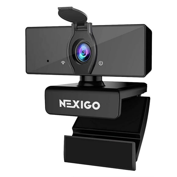 Cámara web NexiGo N660 1080P FHD con micrófono dual y cubierta