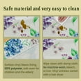 thumbnail image 6 of Indoor Outdoor Patio Round Fitted Vinyl Tablecloth, Flannel Backing, Elastic Edge, Waterproof Plastic Table Cove for Table of 35-47’’ Diameter, 6 of 6