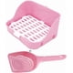 thumbnail image 1 of Rabbit Litter Box Bunny Toilet Pet Potty Trainer Guinea Pig Litter Bedding Pan for Adult Rabbits,Chinchillas, Guinea Pigs, Ferrets (Pink) Pink -, 1 of 4