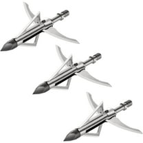 Bloodsport Archery Gravedigger Chisel Tip Broadhead 100gr 1"x1 3/4" Cut 3PK