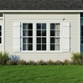 thumbnail image 5 of YYAo Plantation Shutters with Premium Board and Batten, Shutter with Three Horizontal Rails and Easy Mount for Farmhouse, Home Office, Living Room, Bedroom, White(14"*59"), 5 of 7