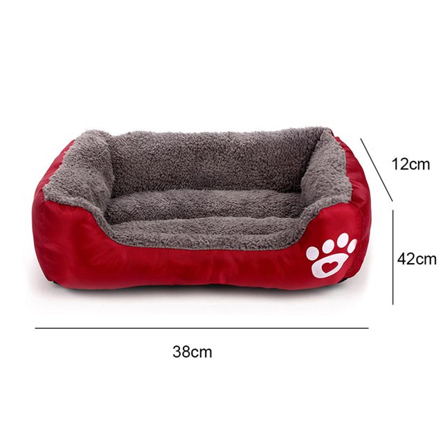 Cama Tamaño Queen Para Mascotas, Casa Para Perros Cálida Y Cómoda, Nido De Lana Suave, Cojín Para Jaula Para Perros, Impermeable, Casa Para Perros De Otoño E Invierno Minnieouse HA022535-00