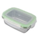 thumbnail image 4 of CAJA DE ALMACENAMIENTO DE ALIMIMOS DE ACERO INOXIDABLE 304 Contaza Hermética para frutas, Almuerzos, Refrigerios, Organización del Refrigerador, Uso Versátil, 4 of 7