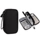 thumbnail image 5 of Bolsa de Almacenamiento PortáTil de Dos Niveles para Productos Digitales: Organizador de Viaje para Cables USB, Auriculares y Accesorios, Color Negro, 5 of 5