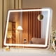 thumbnail image 1 of Espejo de tocador MINISO de 18 x 14 cm con ajuste de brillo de luz LED, 1 of 8
