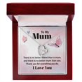 thumbnail image 1 of To My Mom There is No Better Friend Forever Necklace w Message Card, 1 of 8