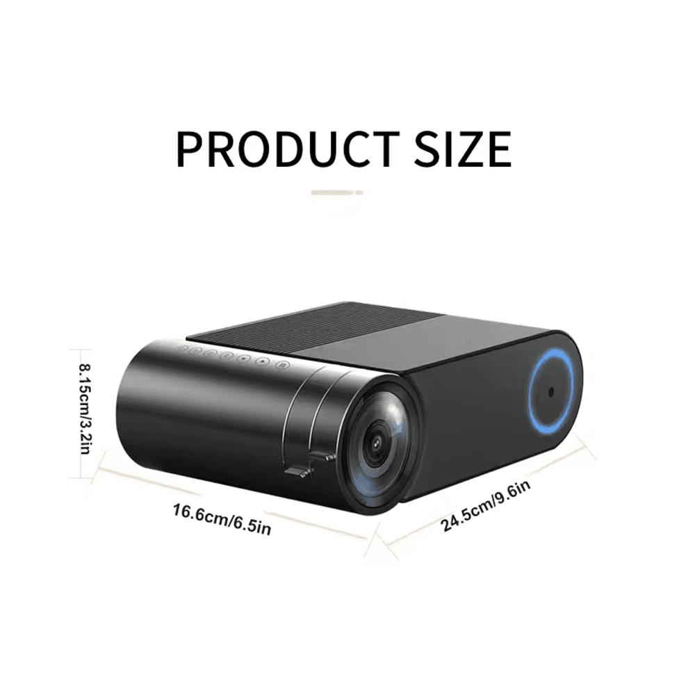 Wireless Projection Projector Home Theater Phone/Laptop/HDMI/USB/Micro SD/AV