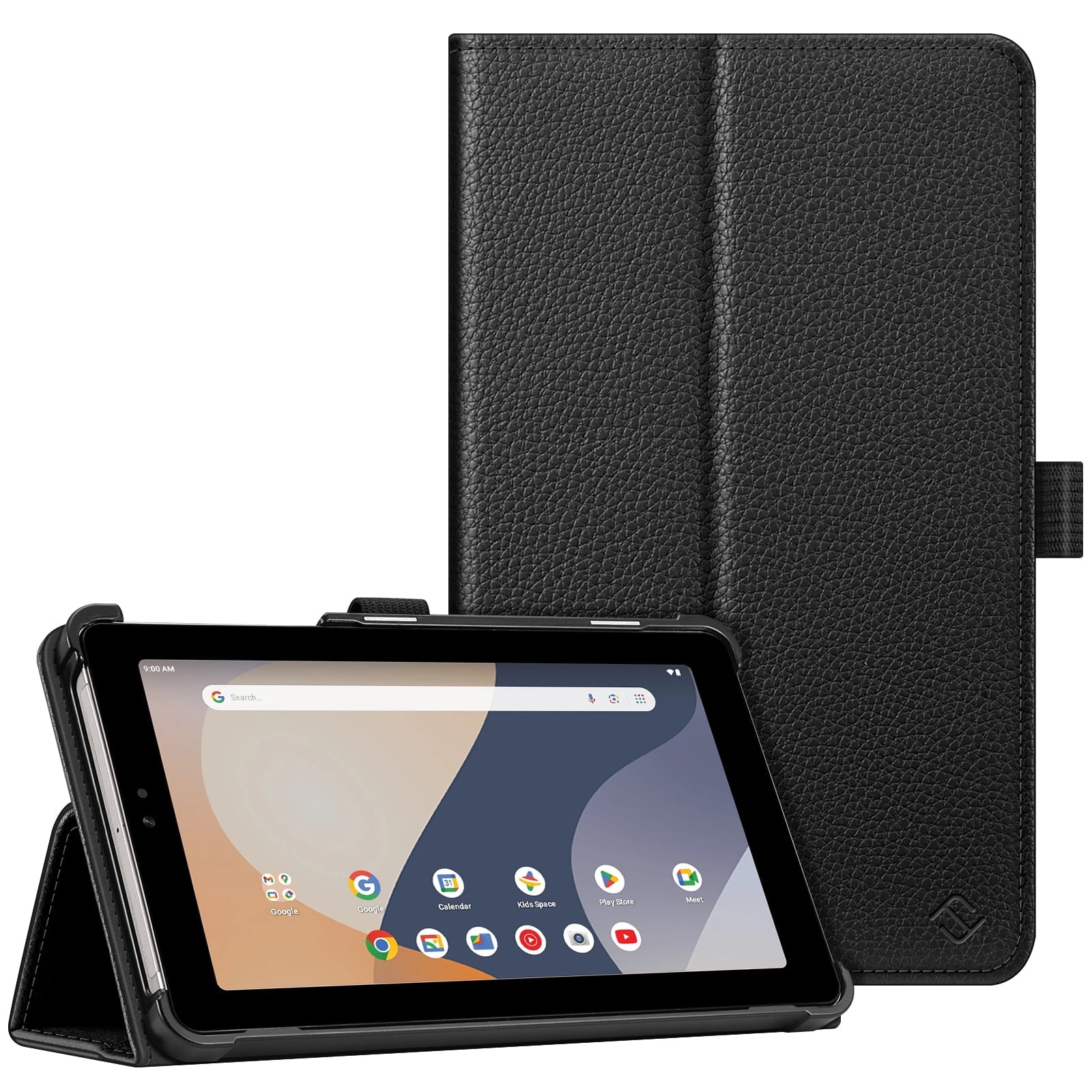 Fintie Case for 2024 Release Onn. 7" Tablet - Premium PU Leather Folio Cover for 7-inch Tablet, Black