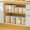 thumbnail image 5 of MERILER Plastic Storage Bins with Lids – Perfect for Kitchen and Pantry Organization, Fridge and Cabinet Organizers, 5 of 5