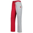 thumbnail image 2 of Women's ZooZatz Crimson/Gray Oklahoma Sooners Colorblock Cozy Tri-Blend Lounge Pants, 2 of 4