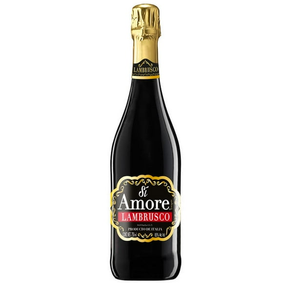 Pack de 6 Vino Tinto Si Amore Lambrusco 750 ml