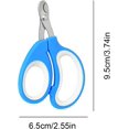 thumbnail image 5 of Jinsinto 2 Professional Cat Claw Clippers, Dog Rabbit Bird and Small Animal Nail Clipper, Stainless Steel Curved Nail Clipper, Portable Claw Clipper Cat Claw Cutter, 5 of 5