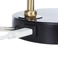 thumbnail image 6 of SAFAVIEH Felton 21 in. Art Deco Table Lamp with USB Port, Gold/Black, 6 of 8