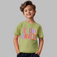 thumbnail image 6 of UACY Girls Second Grade Back to School T Shirt Short Sleeve Crew Neck Cotton Casual Graphic Tee for Kids (Light Green, 3-4 Years), 6 of 6