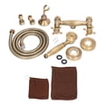 thumbnail image 2 of Tub Shower Faucet Set, Antique Brass Bathroom Shower Faucet Scratch   for Home, 2 of 8