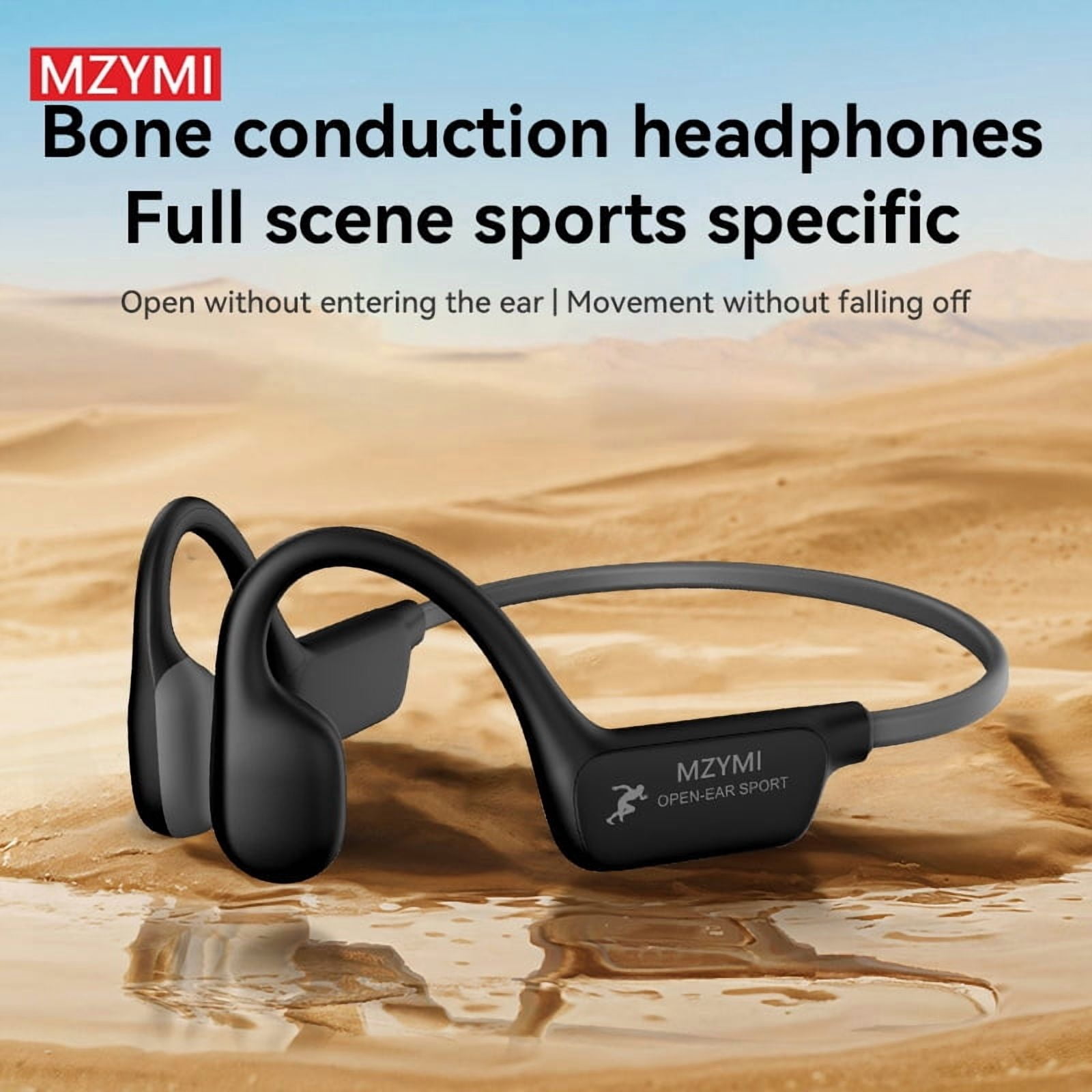 MZYMI Bone Conduction TWS Headset A28 Neckband Bluetooth Open Ear Headphone Sport Waterproof Music Earphone With Mic For Android iOS