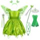 thumbnail image 1 of Disfraz de Halloween para Bowl Green Tinkerbell Barrage Dress Gradient Princess Carnival ixde 2-10 años Nuevo zhangyuxiang LED, 1 of 2
