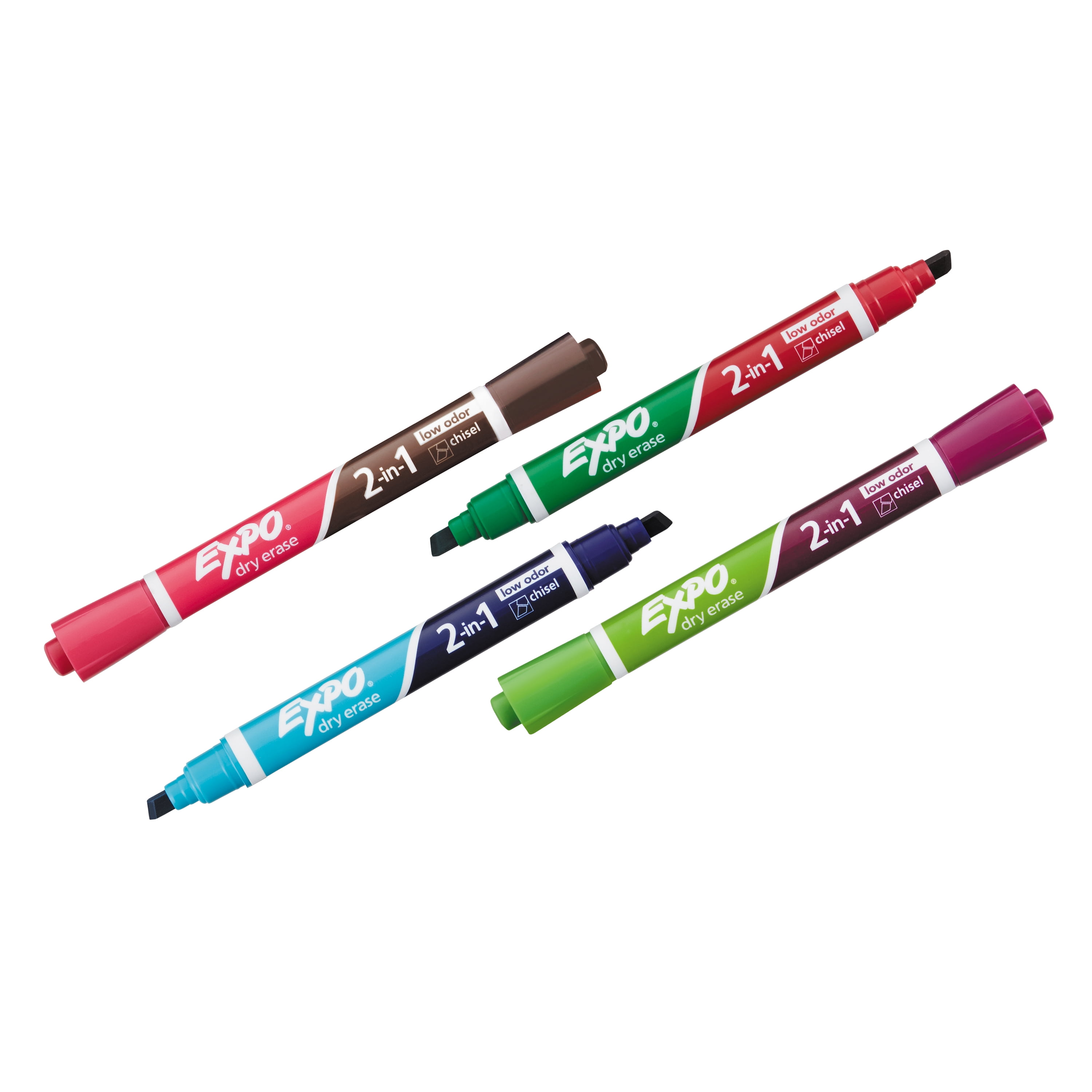 EXPO 2 in 1 Double Sided Dry Erase Markers Pack Of 8 - Office Depot