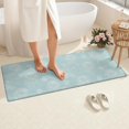 thumbnail image 4 of Pioneer Flower Floral Print Pattern Bathroom Rugs Mat, Non Slip Microfiber Bathroom Rug with Rubber Backing, Soft Mats for Bathroom Floor Tub Shower, 24"x60", 4 of 5