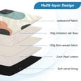 thumbnail image 3 of FORMRS 13-13.3 inch Laptop Sleeve Case Soft Carrying Quilted Computer Bag Cover, Simple Clouds, 3 of 7