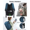 thumbnail image 2 of WANDF Small Travel Backpack for Men Women,Personal Item Travel Bag 17x10x9 | 20L Carry On Under Seat Backpack,Smart Clamshell Backpack| 14" Laptop Backpack for Work,College,Business(Bluish Green), 2 of 12