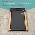 thumbnail image 3 of LifePro TimberTrek Walking Pad – Under Desk Treadmill for Home & Office, Quiet Portable Walking Machine with Remote Control, LED Display, Wood Finish – No Assembly Needed, 3 of 9