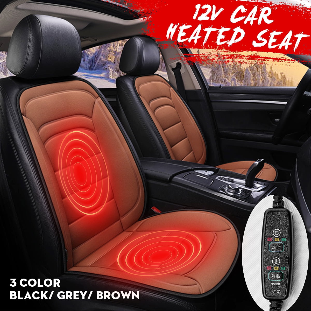 heated car seat covers walmart