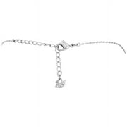SWAROVSKI Womens Sparkling Dance Round Jewelry Collection, Rhodium Finish, Blue Crystals, Clear Crystals
