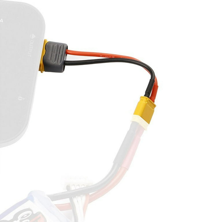 Deans Ultra (T-Plug) Female to XT60 Male: Battery Charger Charging Adapter (Leads Cables Wires Plugs Connectors) (XT-60 DJI Phantom Charging Adapter) Deans Ultra (T-Plug) Female to XT60 Male: Battery Charger Charging Adapter (Leads Cables Wires Plugs Connectors) (XT-60 DJI Phantom Charging Adapter)