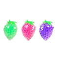 thumbnail image 2 of Grape Stress Relief Toy,Fruit Shape Bead Filled Squeeze Toy,Soft Sensory Pressure Relief Ball,Portable Hand Fidget Relaxation Toy,Tactile Stress Relief Toy For Desk Travel Home, 2 of 7