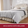 thumbnail image 7 of Mellanni Iconic Collection Ruffled Microfiber Bed Skirt 15" Drop, Full, Golden Ivory, 7 of 7