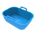 thumbnail image 1 of CSChome Foldable Baking Pan Foldable Baking Pan Non-Stick Silicone Fryer Cooking Pan Heat-Resistant Foldable Baking Tray for Home Kitchen Silicone Fryer Mold, 1 of 6