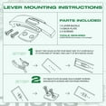 thumbnail image 6 of Crown Limited Supply Lever Belt, Green Design B, 10mm Powerlifting Belt, Unisex, 6 of 7