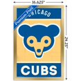 thumbnail image 3 of MLB Chicago Cubs - Retro Logo 14 Wall Poster, 14.725" x 22.375", Framed, 3 of 3