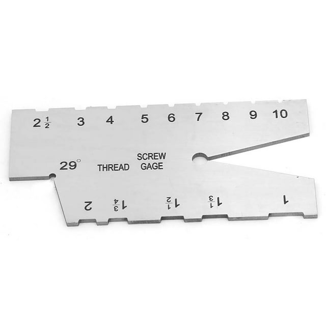 Thread Measuring Gage,Stainless Steel Thread Measuring Degree Gauge Thread Plug Gage Professional Grade