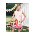 thumbnail image 4 of Girls Dress Pink Birthday Balloon Love Heart Casual Sleeveless Dress 4 Years, 4 of 7