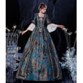 thumbnail image 4 of KEMAO Rococo Baroque Marie Antoinette Dresses 18th Century Renaissance Costumes Historical Period Dress Ball Gown, 4 of 5