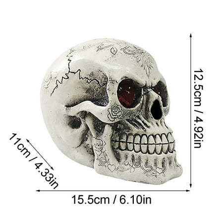 

AaSFJEG Boy Toy LED Skelelen Statue Light for Bar Table Decor Night Light Resin Skeleton Prop House Party Ornament Decoration with LED Light Up Eyes Desk Lamp for Cool Holiday