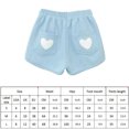 thumbnail image 2 of (Número de código: 1-S 2-M 3-L) Pantalones cortos con bolsillo de amor a escala de pez M blancos, pantalones de pierna ancha rectos de diseño informal sueltos de verano para mujer, pantalones altos, 2 of 8
