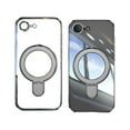 thumbnail image 2 of Allytechgroup Case for Apple iPhone 16e [Compatible with MagSafe], 360° Rotatable Invisible Magnetic Ring  Stand [Camera Lens Protector] Military-Grade Plating Clear Shockproof Phone Cover, Gray, 2 of 7