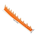 thumbnail image 2 of UPOUART Orange Silicone Motorcycle Fin Decor 1Pcs for Men Enthusiasts Riding, 2 of 8